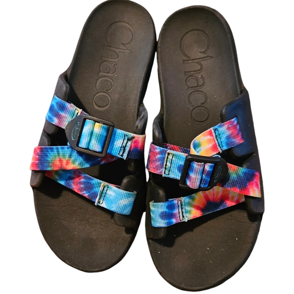 Choco Chillos Tie Dye Slides